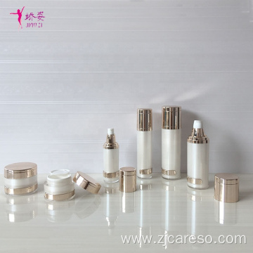 Shape with Patch Lotion Bottles and Cream Jar